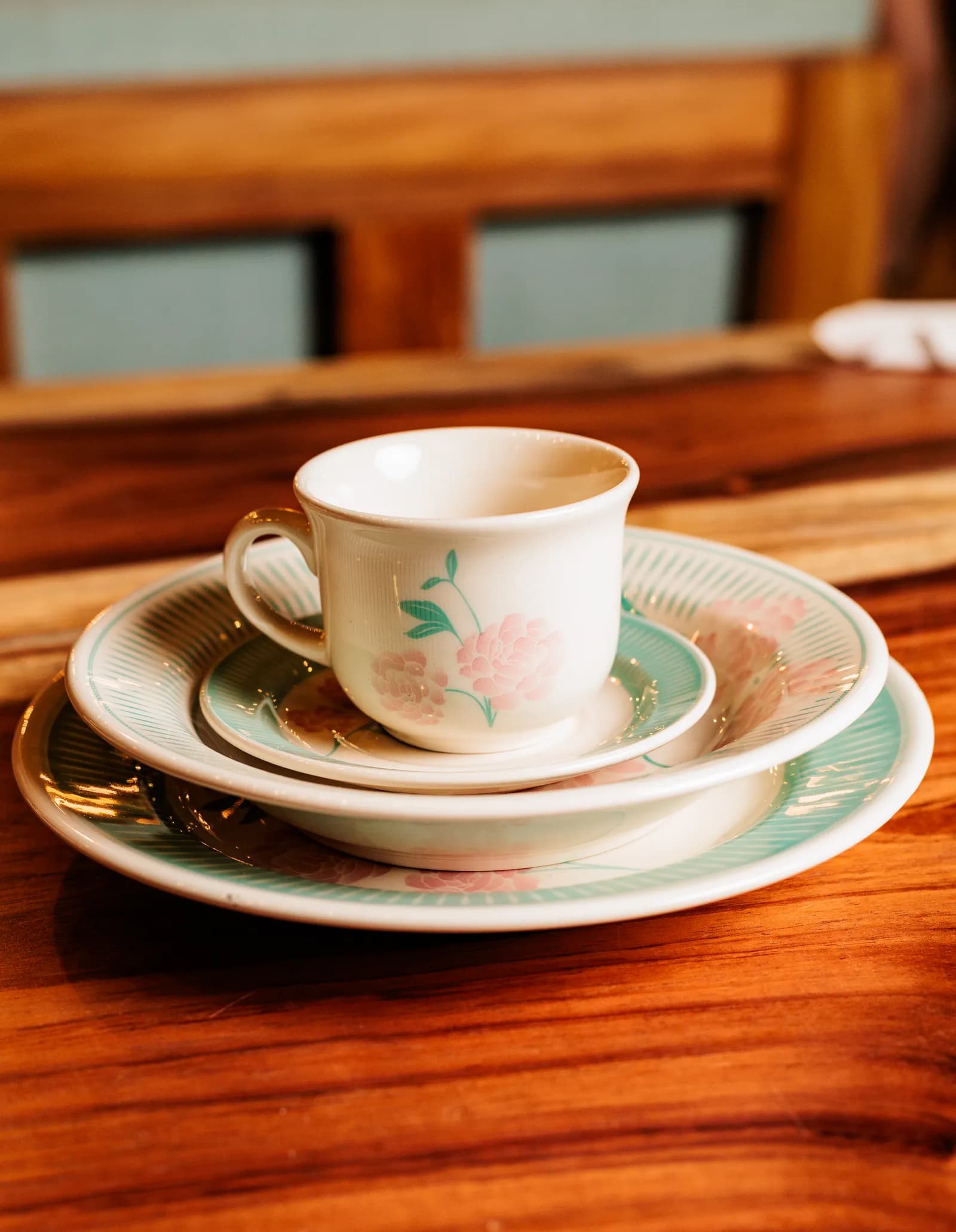 20 PCS: APARELHO JANTAR CERAMICA BLOOM — imagem 4 de 6