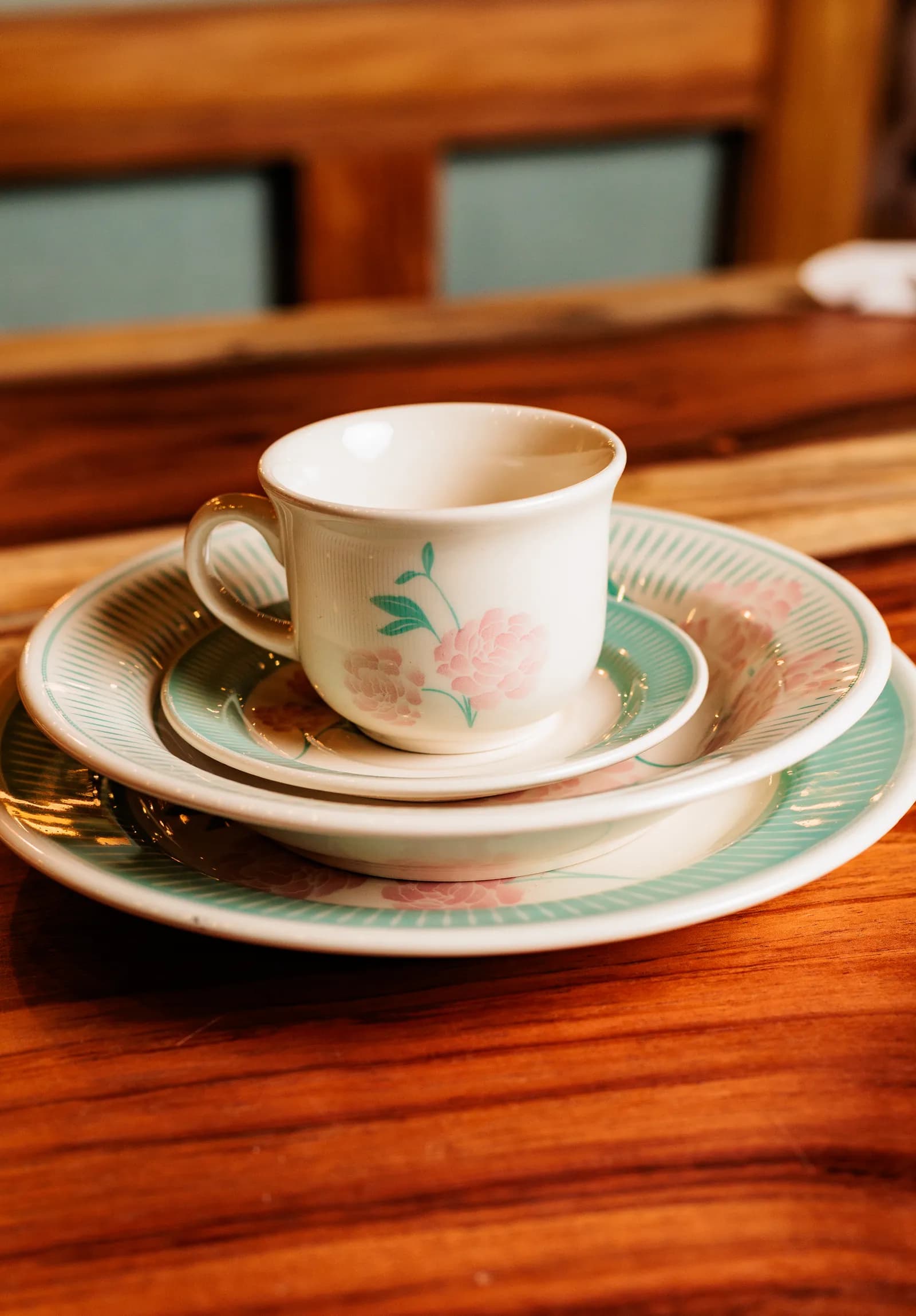 20 PCS: APARELHO JANTAR CERAMICA BLOOM — imagem 5 de 6